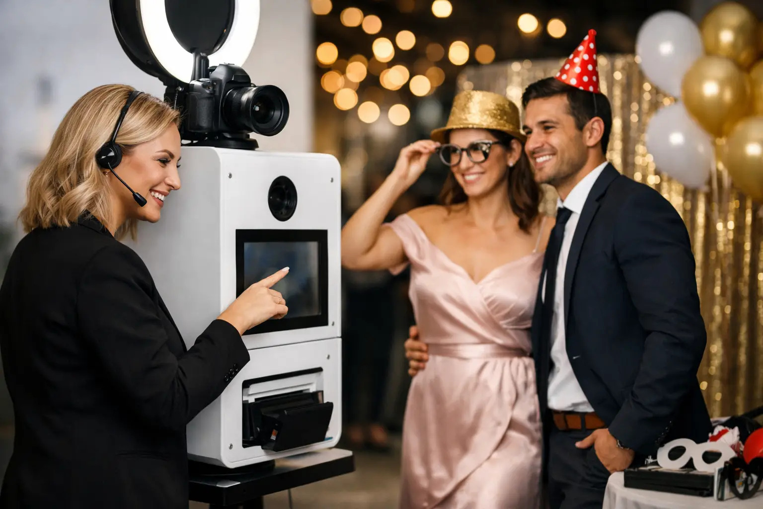 Fotokoutek s obsluhou na akci: vyplatí se?